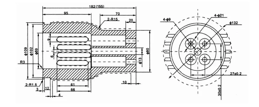 4000А Контактный рычаг Материал латунь T2(3)