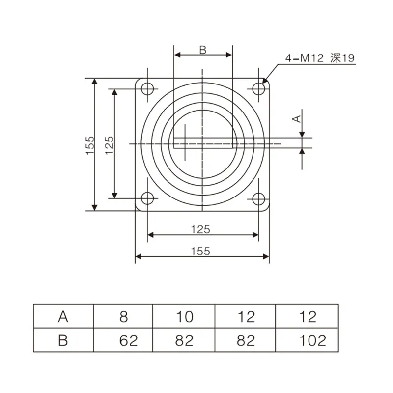 TG1-10Q 210 (125×125) Изоляционная втулка (3)