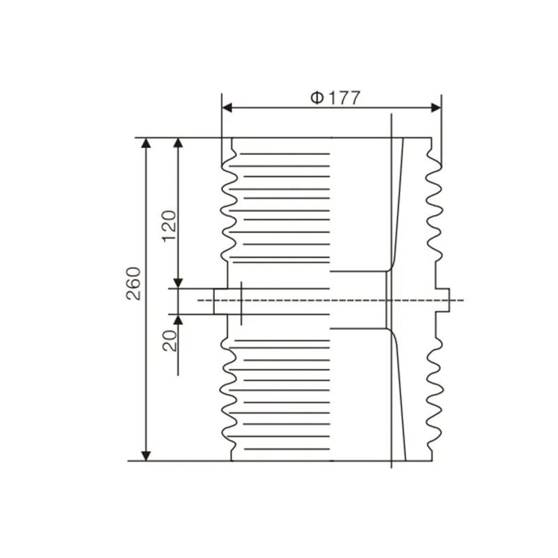 TG2-10Q 182 (152×152) Изоляционная втулка (2)