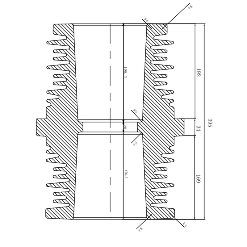 TG3-35Q 260×260×395 Изоляционная втулка (2)